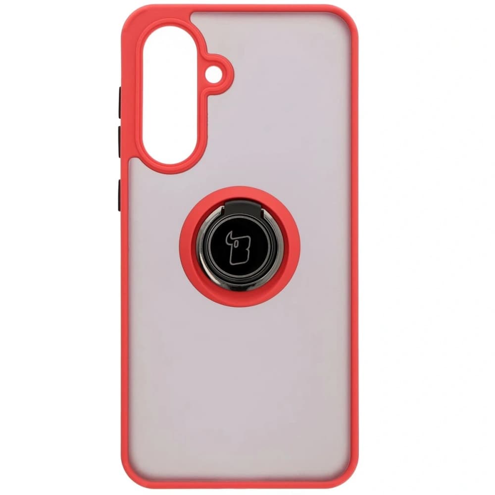 Bizon Case Hybrid Ring Samsung Galaxy A36 5G / A56 5G smoky with a red frame - 2