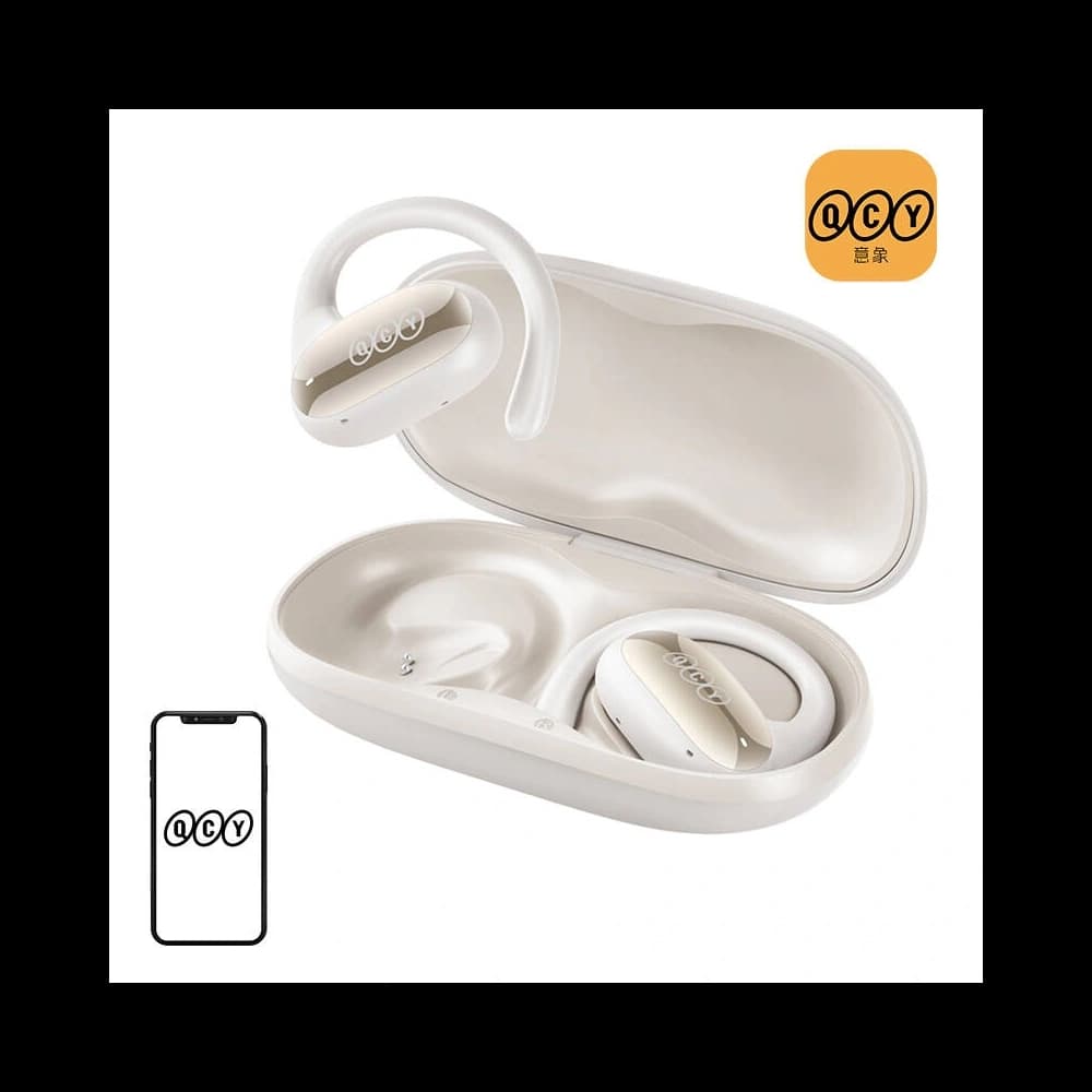 QCY T30 Crossky GTR2 vezeték nélküli fülhallgató (fehér) - 1