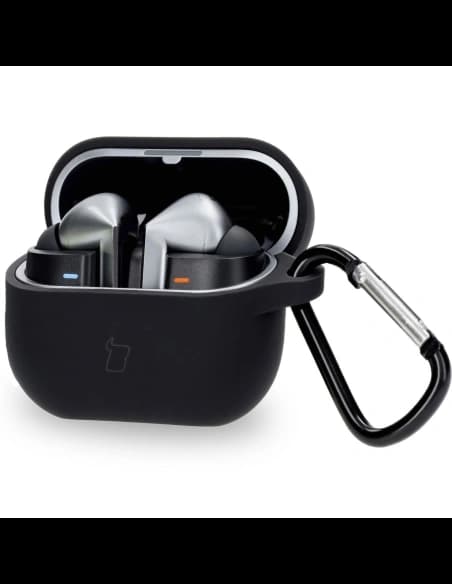 Bizon Case Headphone Silicone Samsung Galaxy Buds 3 / 3 Pro black
