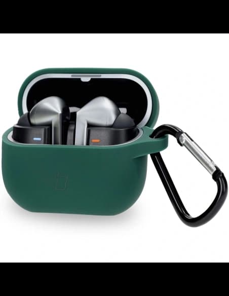 Bizon Case Headphone Silicone Samsung Galaxy Buds 3 / 3 Pro dark green