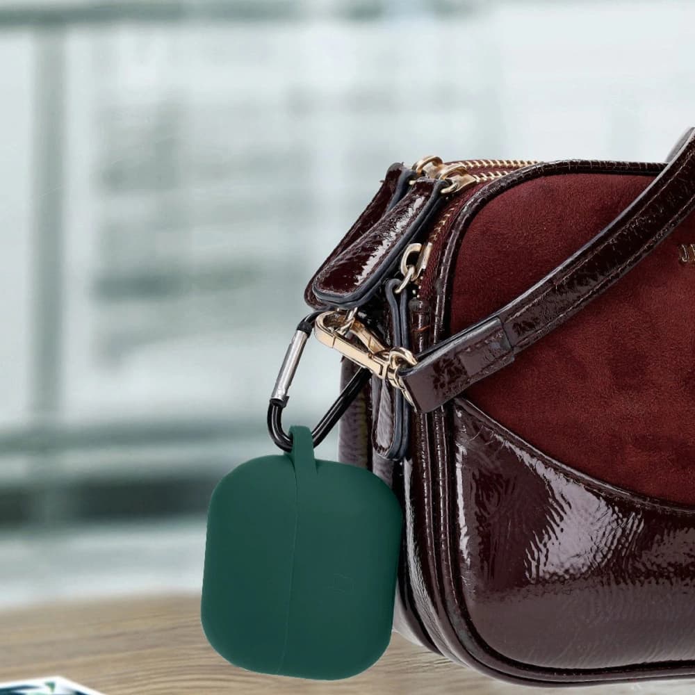 Bizon Case Headphone Silicone Samsung Galaxy Buds 3 / 3 Pro dark green - 4