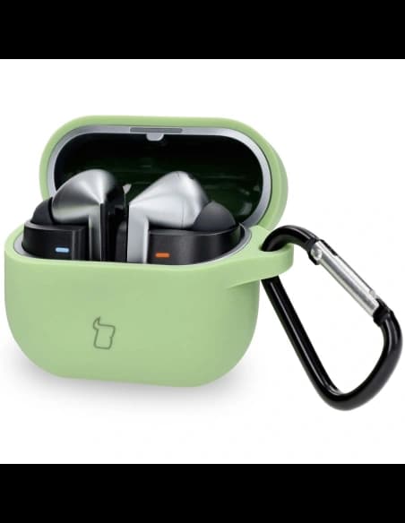 Bizon Case Headphone Silicone Samsung Galaxy Buds 3 / 3 Pro light green