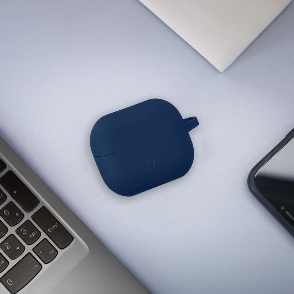 Bizon Case Headphone Silicone Samsung Galaxy Buds 3 / 3 Pro navy blue - 3