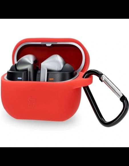Bizon Case Headphone Silicone Samsung Galaxy Buds 3 / 3 Pro red
