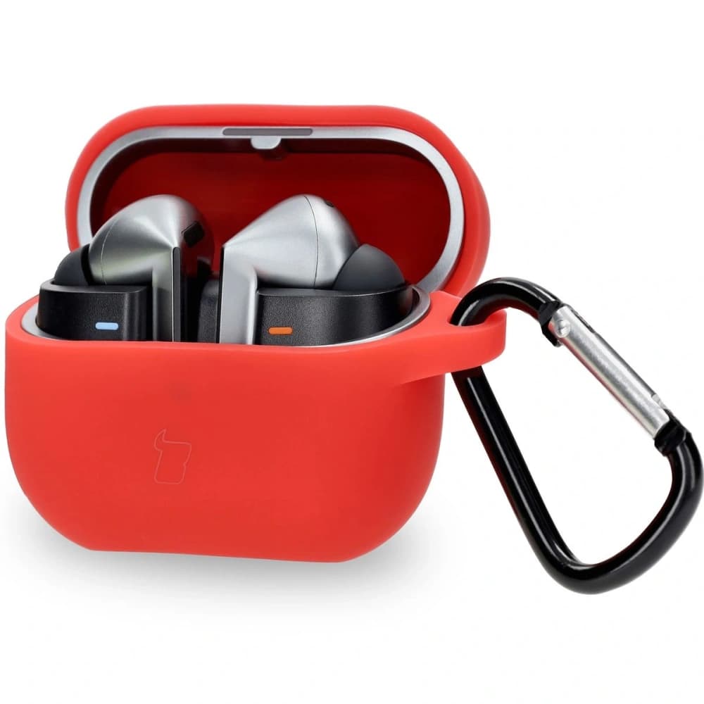 Bizon Case Headphone Silicone Samsung Galaxy Buds 3 / 3 Pro red - 1