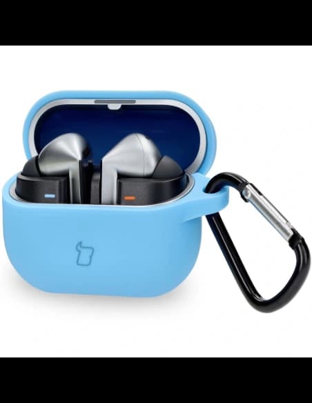 Bizon Case Headphone Silicone Samsung Galaxy Buds 3 / 3 Pro blue