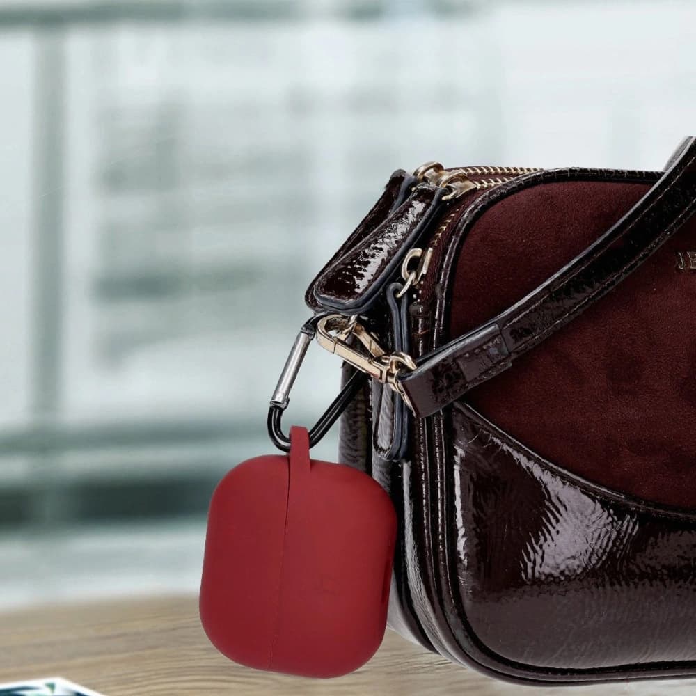 Bizon Case Headphone Silicone Samsung Galaxy Buds 3 / 3 Pro burgundy - 4