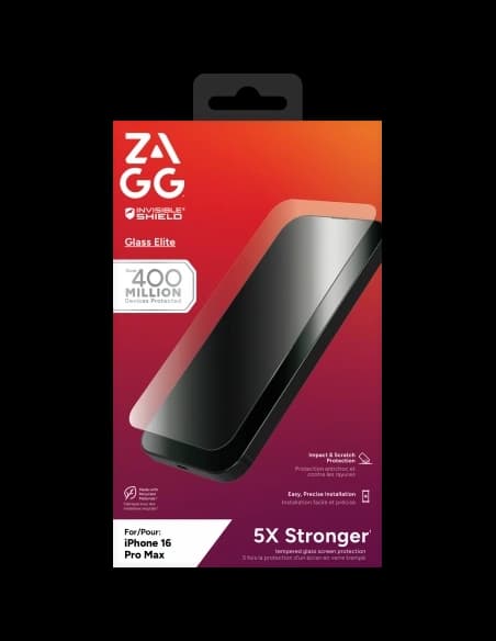 ZAGG InvisibleShield Glass Elite Apple iPhone 16 Pro Max
