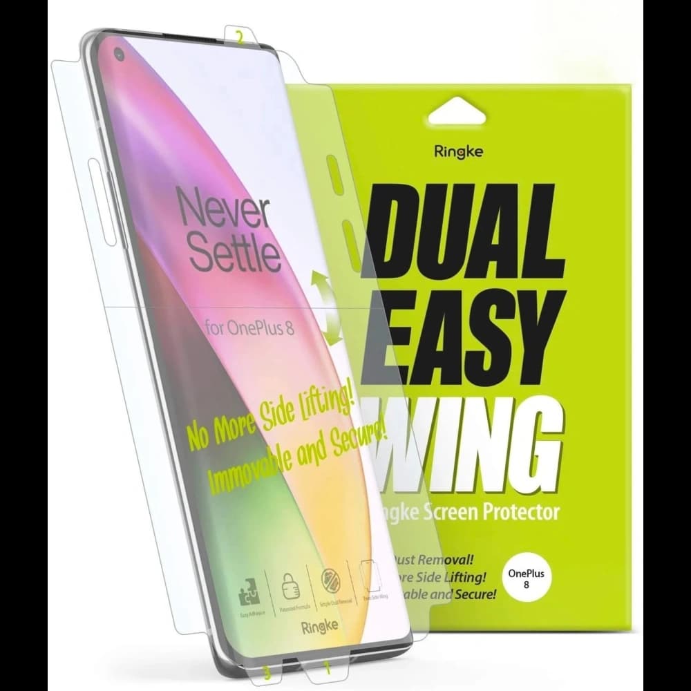 Ringke Dual Easy Wing Full Cover OnePlus 8 [2 PACK] - 1