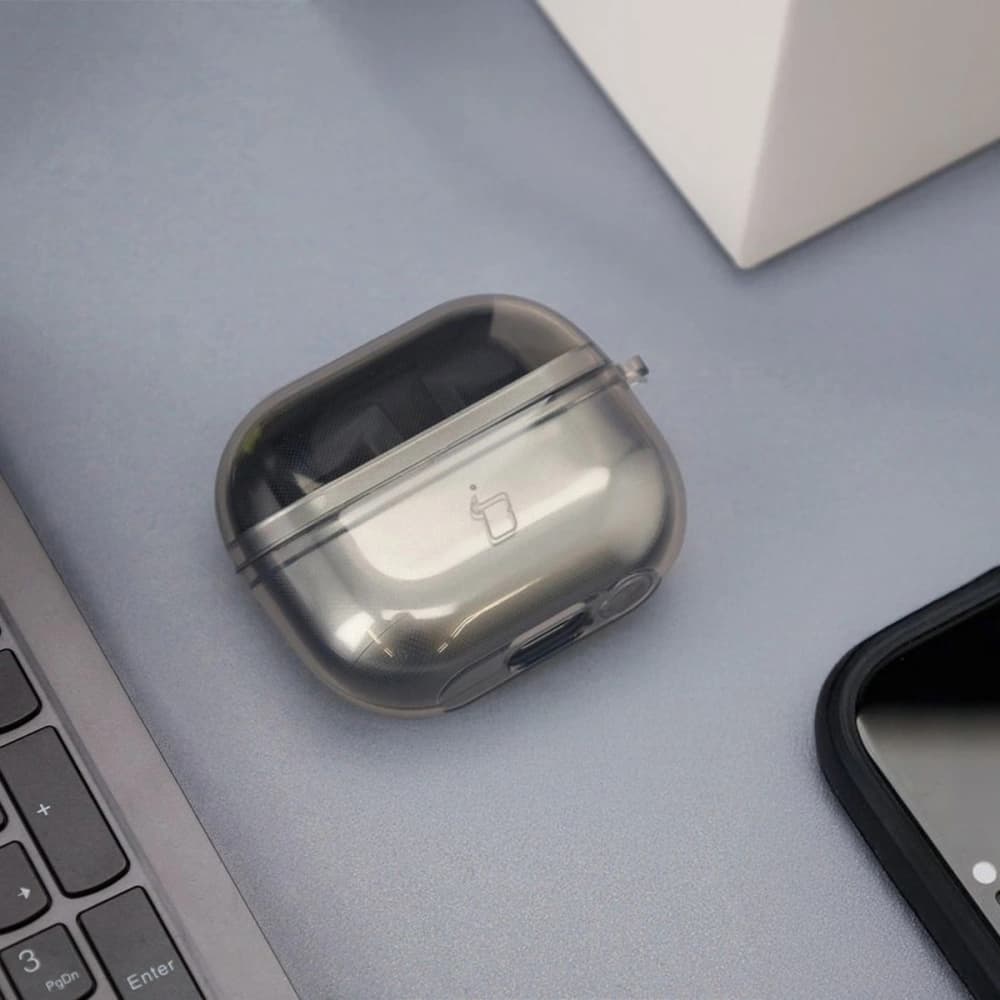 Bizon Case Headphone Clear Samsung Galaxy Buds 3/3 Pro transparent-black - 3