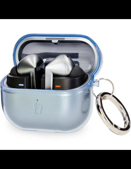 Bizon Case Headphone Clear Samsung Galaxy Buds 3/3 Pro transparent-blue