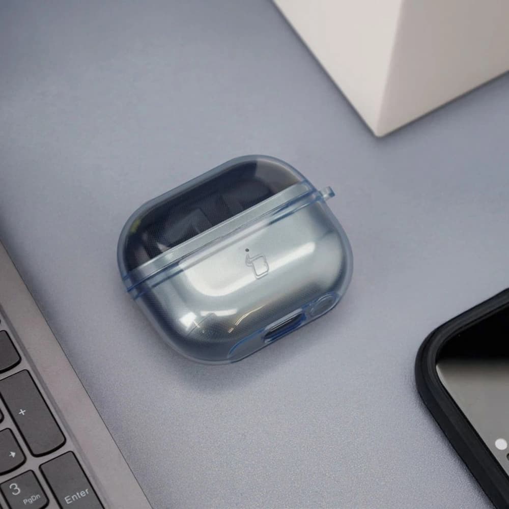 Bizon Case Headphone Clear Samsung Galaxy Buds 3/3 Pro transparent-blue - 3