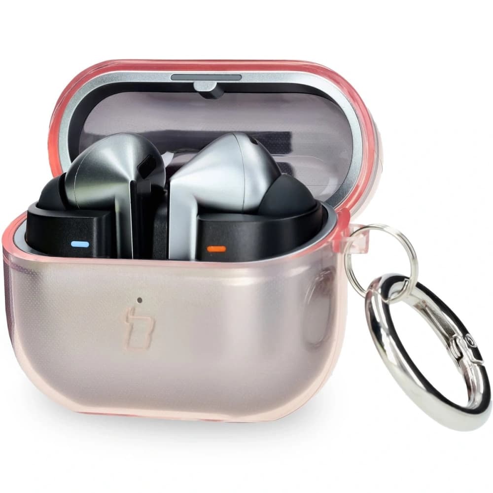 Bizon Case Headphone Clear Samsung Galaxy Buds 3/3 Pro transparent-pink - 1