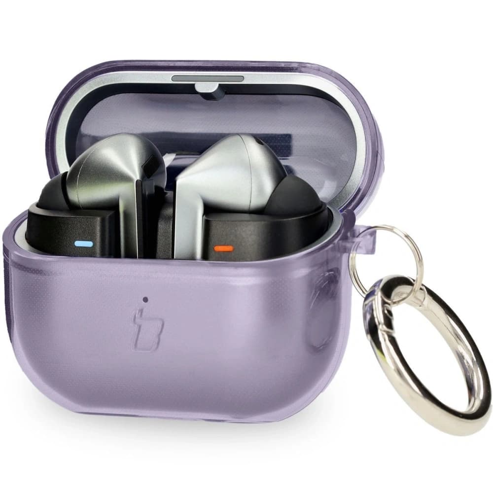 Bizon Case Headphone Clear Samsung Galaxy Buds 3/3 Pro transparent-purple - 1
