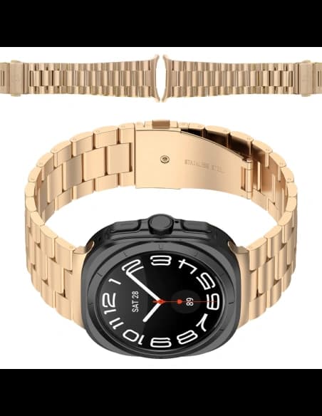 Bizon Strap Watch Aura Samsung Galaxy Watch Ultra 47 mm rózsaarany