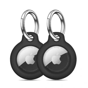 Tech-Protect Durva Apple Airtag Fekete [2 Csomag]