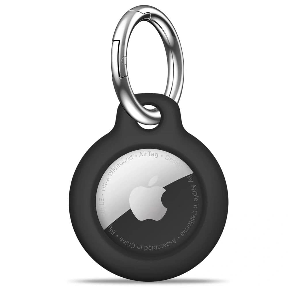 Tech-Protect Durva Apple Airtag Fekete [2 Csomag] - 2