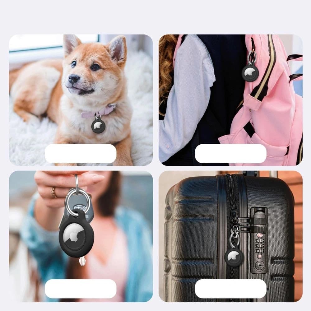 Tech-Protect Durva Apple Airtag Fekete [2 Csomag] - 8