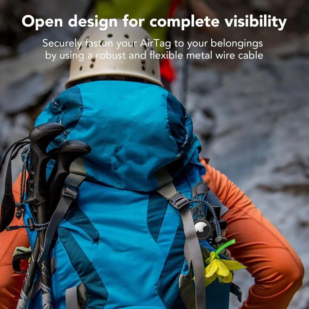 Etui Tech-Protect Rough Chain Apple Airtag Černé [2 PACK] - 7