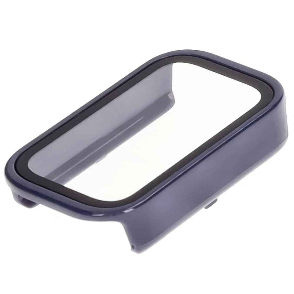 Etui se sklem na hodinky Bizon Case+Glass Watch pro Xiaomi Smart Band 9 Active / Redmi Smart Band 3 modré - 6