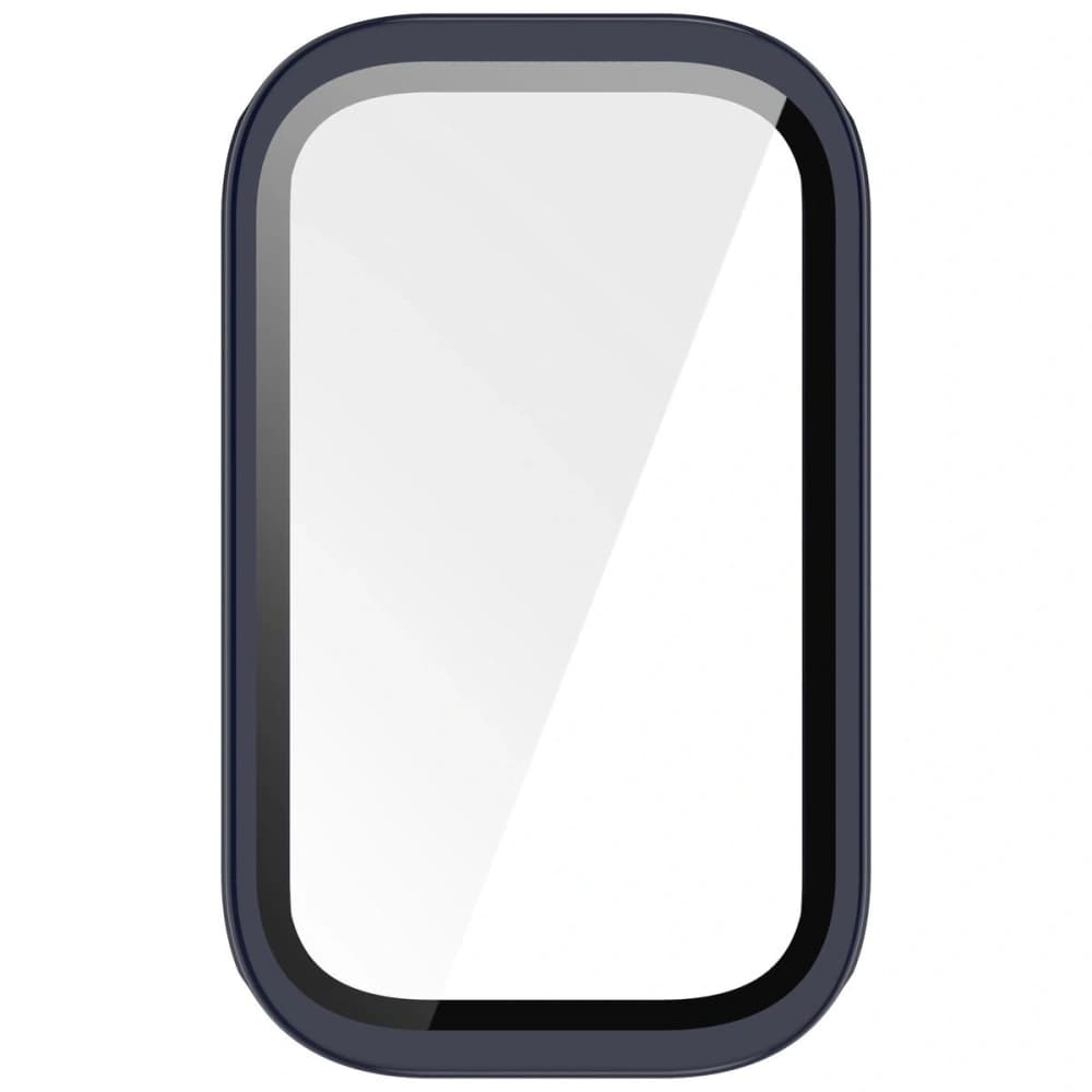 Etui se sklem na hodinky Bizon Case+Glass Watch pro Xiaomi Smart Band 9 Active / Redmi Smart Band 3 modré - 8