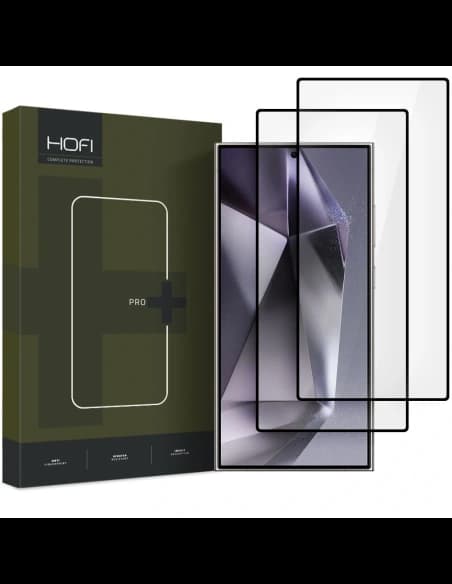 Hofi Glas Pro+ Samsung Galaxy S25 Ultra Schwarz [2 PACK]
