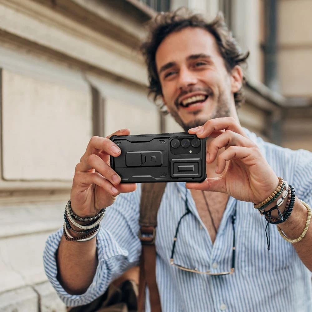 Tech-Protect Kevlar Cam+ Samsung Galaxy S25+ Plus Negru - 7