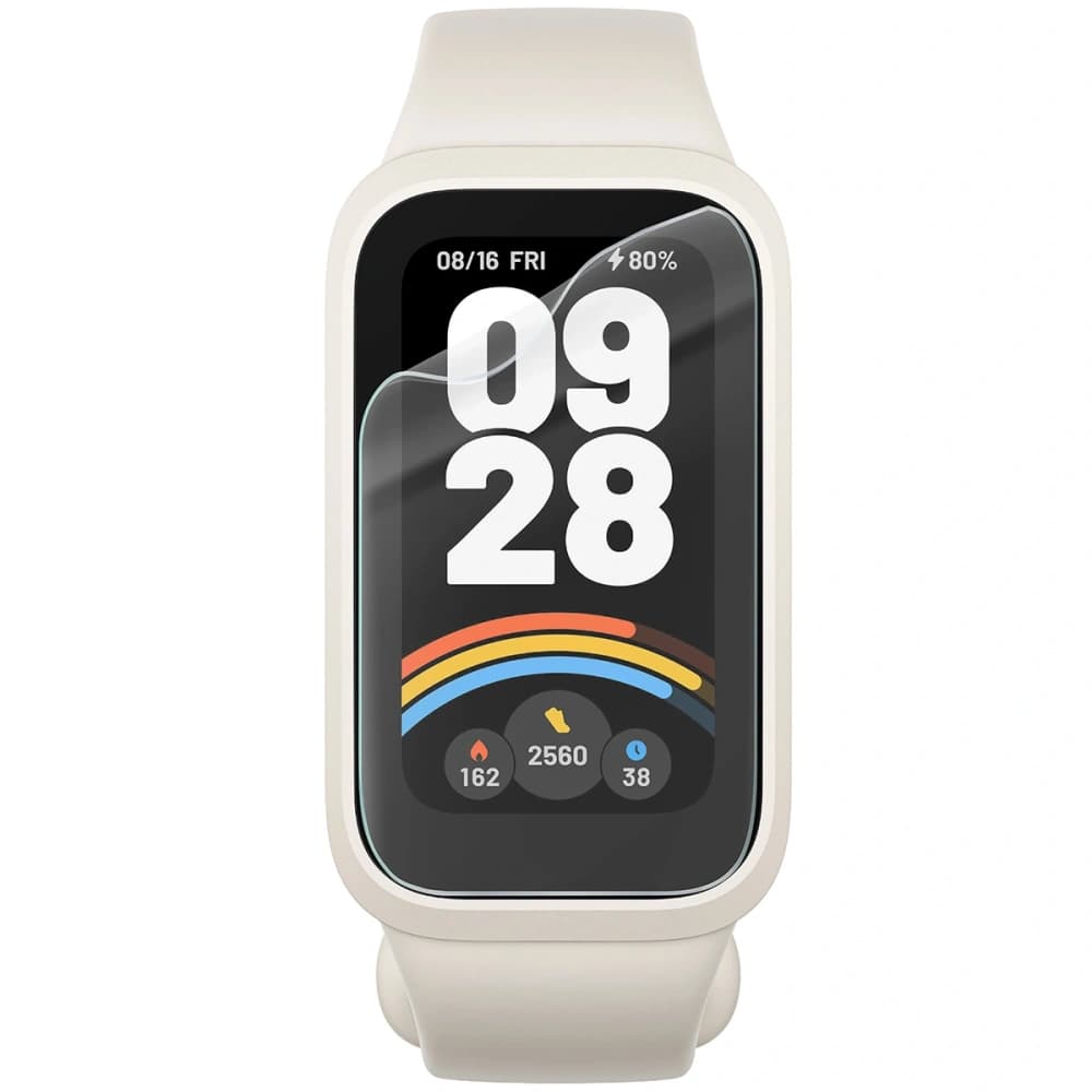 Folie hydrogelové na obrazovku Bizon Glass Watch Hydrogel pro Xiaomi Smart Band 9 Active / Redmi Band 3 [2 PACK] - 2