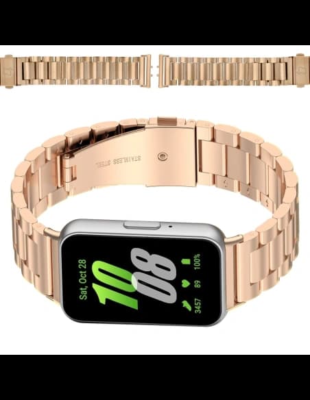 Bizon Strap Watch Aura Samsung Galaxy Fit 3 roségold