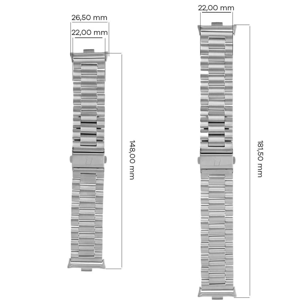 Bizon Strap Óra Aura Xiaomi Redmi Óra 4 / Okos Karkötő 8 Pro / 9 Pro ezüst - 3