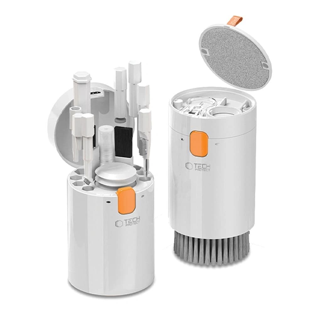 Zestaw czyszczący do telefonu / słuchawek / laptopa Tech-Protect CS01 Cleaner Set 20in1 For Phone & Earphone & Tablet & Laptop White - 2
