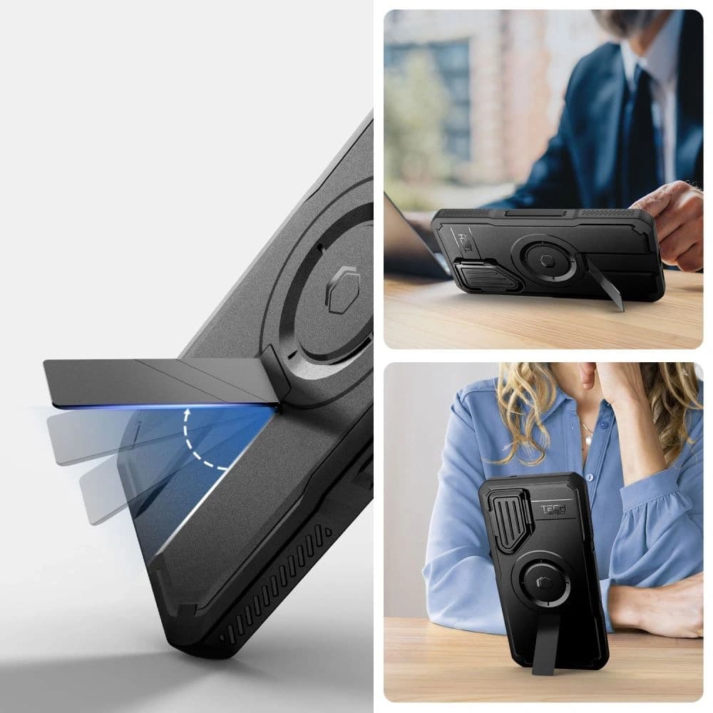 Tech-Protect Kevlar MagSafe+ Samsung Galaxy S25 Black - 3