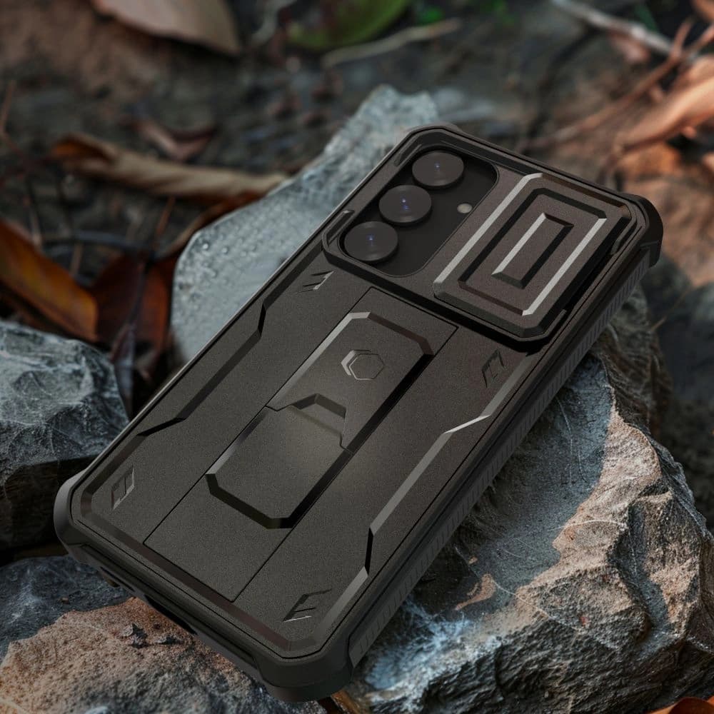 Etui Tech-Protect Kevlar Cam+ Samsung Galaxy S25 Černé - 6