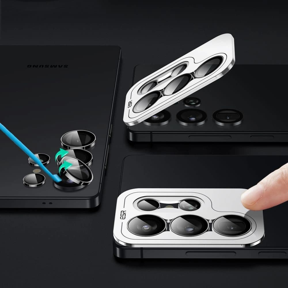 Ochranný kryt na fotoaparát ESR Armorite Camera Protector Samsung Galaxy S25 Ultra černý - 4