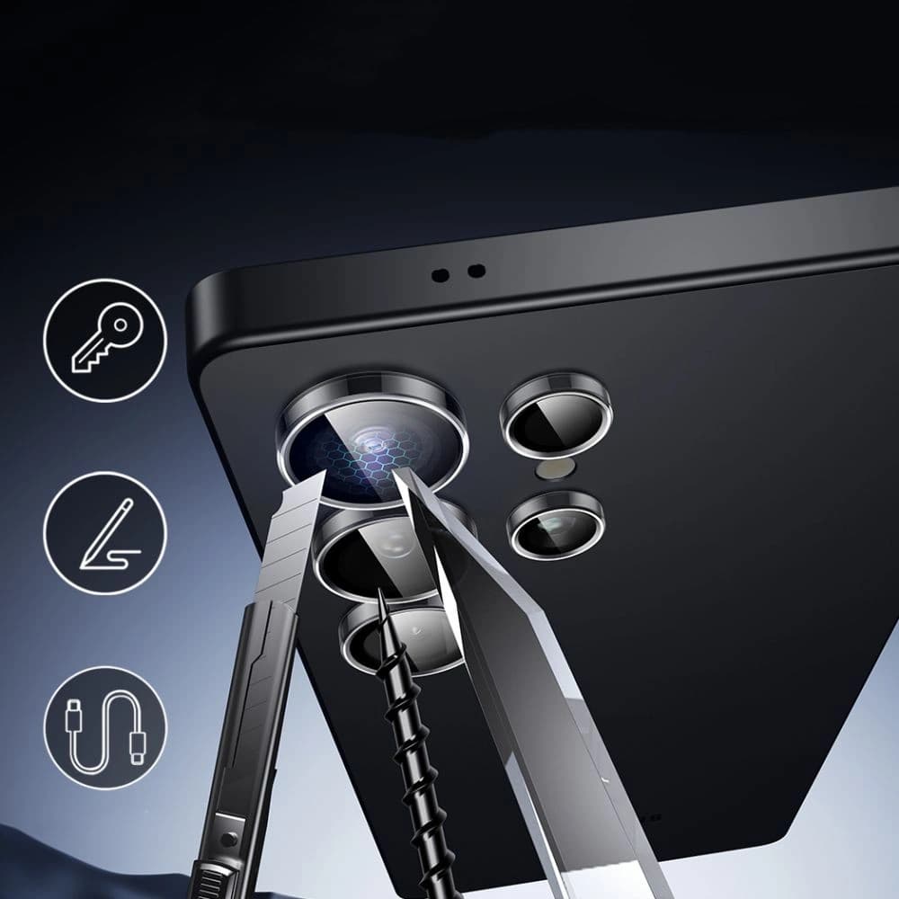 ESR Armorite Kamera Védő Samsung Galaxy S25 Ultra Átlátszó - 5