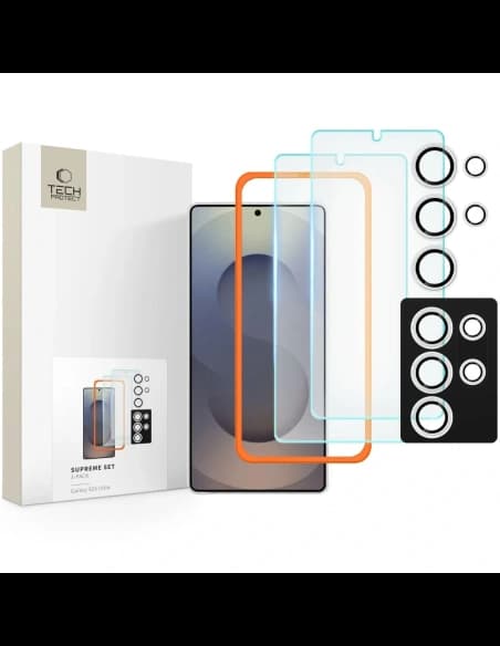 Tech-Protect Supreme Set Samsung Galaxy S25 Ultra Klar [3 PACK]
