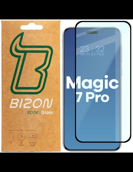 Bizon Glass Edge 3D Honor Magic7 Pro cadru negru