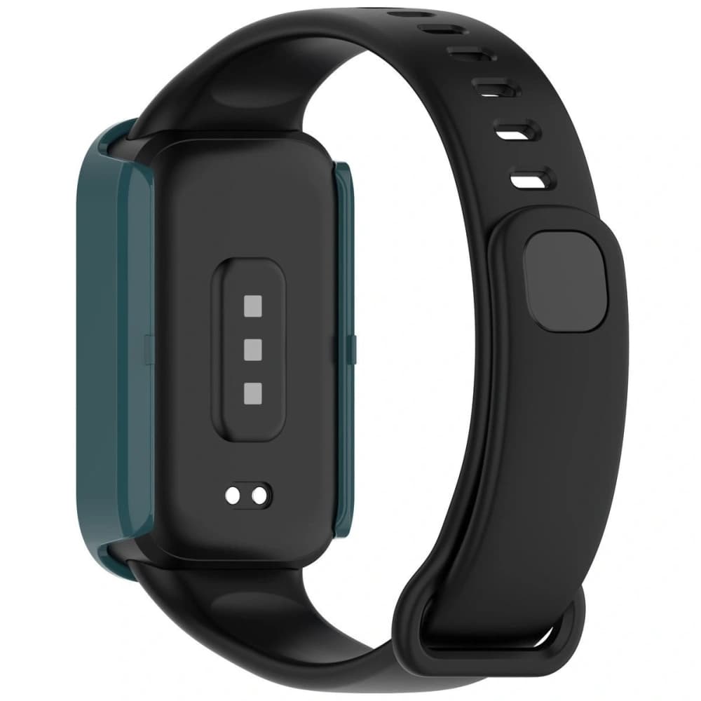 Bizon Case+Glass Óra Xiaomi Mi Smart Band 9 Active / Redmi Band 3 zöld - 5