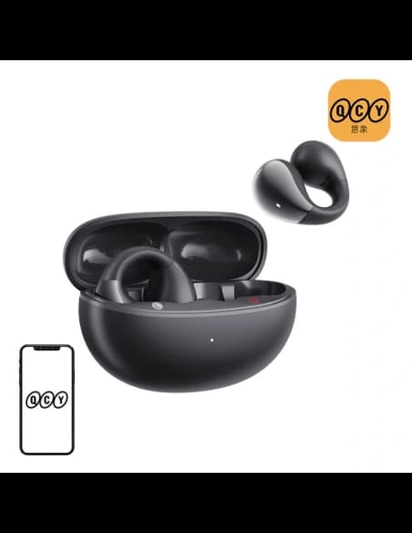 Bezdrátová sluchátka s klipem QCY Crossky Clip T33 (černé)