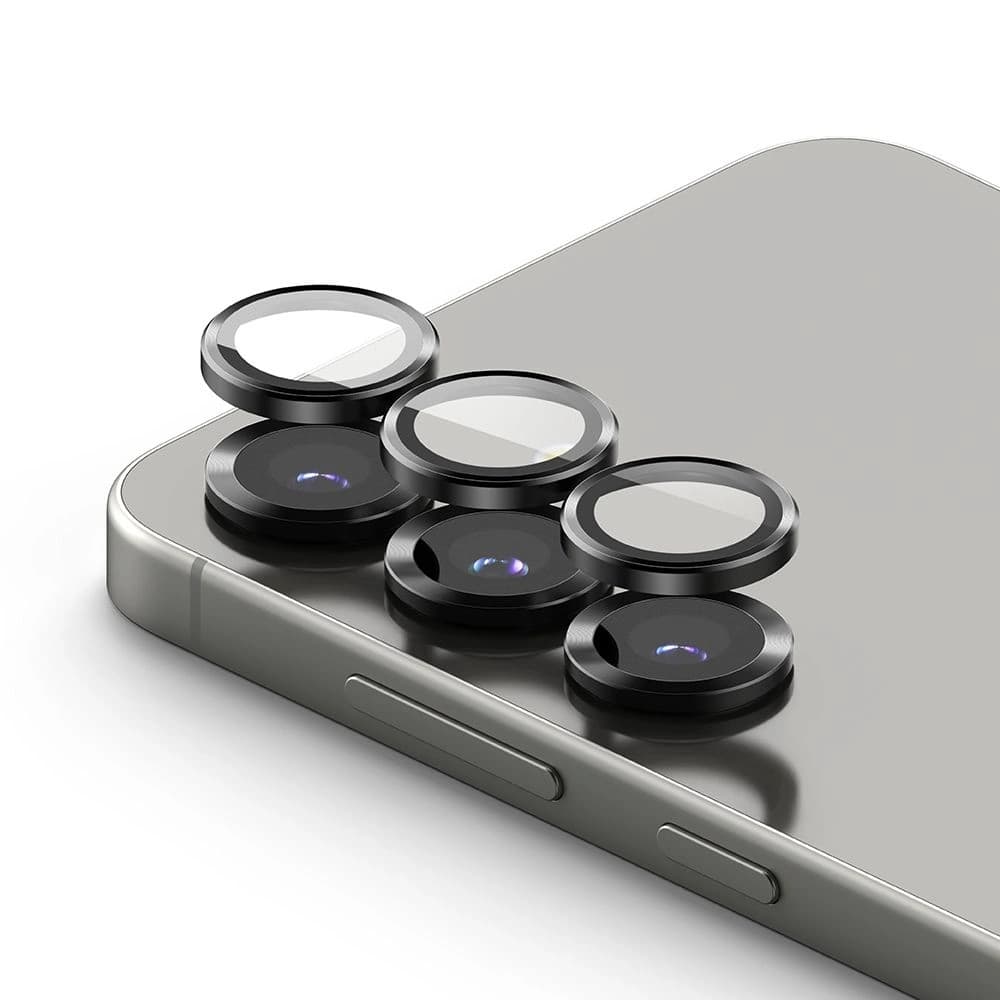 Nakládka Ringke Ochranný rám kamery Samsung Galaxy S25+ Plus černý [2 PACK] - 3