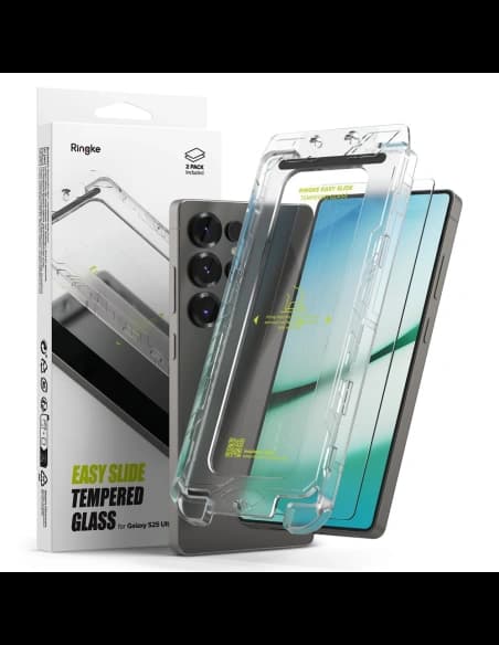 Ringke Easy Slide Samsung Galaxy S25 Ultra Clear [2 PACK]