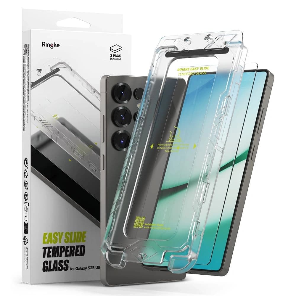 Ringke Easy Slide Samsung Galaxy S25 Ultra Clear [2 PACK] - 1