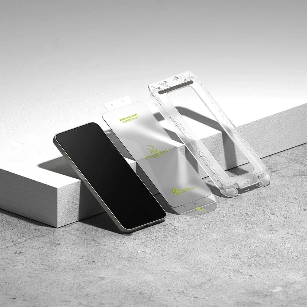 Tvrzené sklo Ringke Easy Slide Samsung Galaxy S25 Clear [2 PACK] - 3