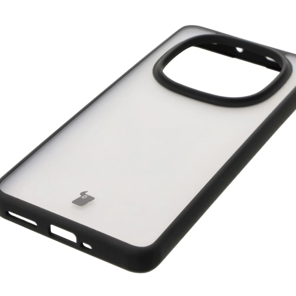 Bizon Case Angelo Xiaomi Redmi Note 14 Pro 5G / 14 Pro+ 5G / Poco X7 smoky with a black frame - 5