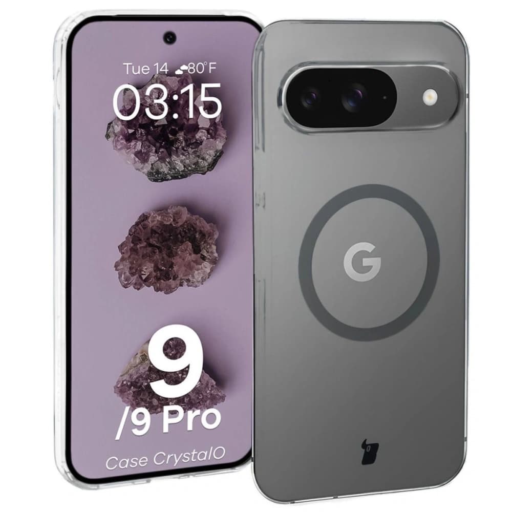 Bizon Case CrystalO Google Pixel 9 / 9 Pro klar - 1