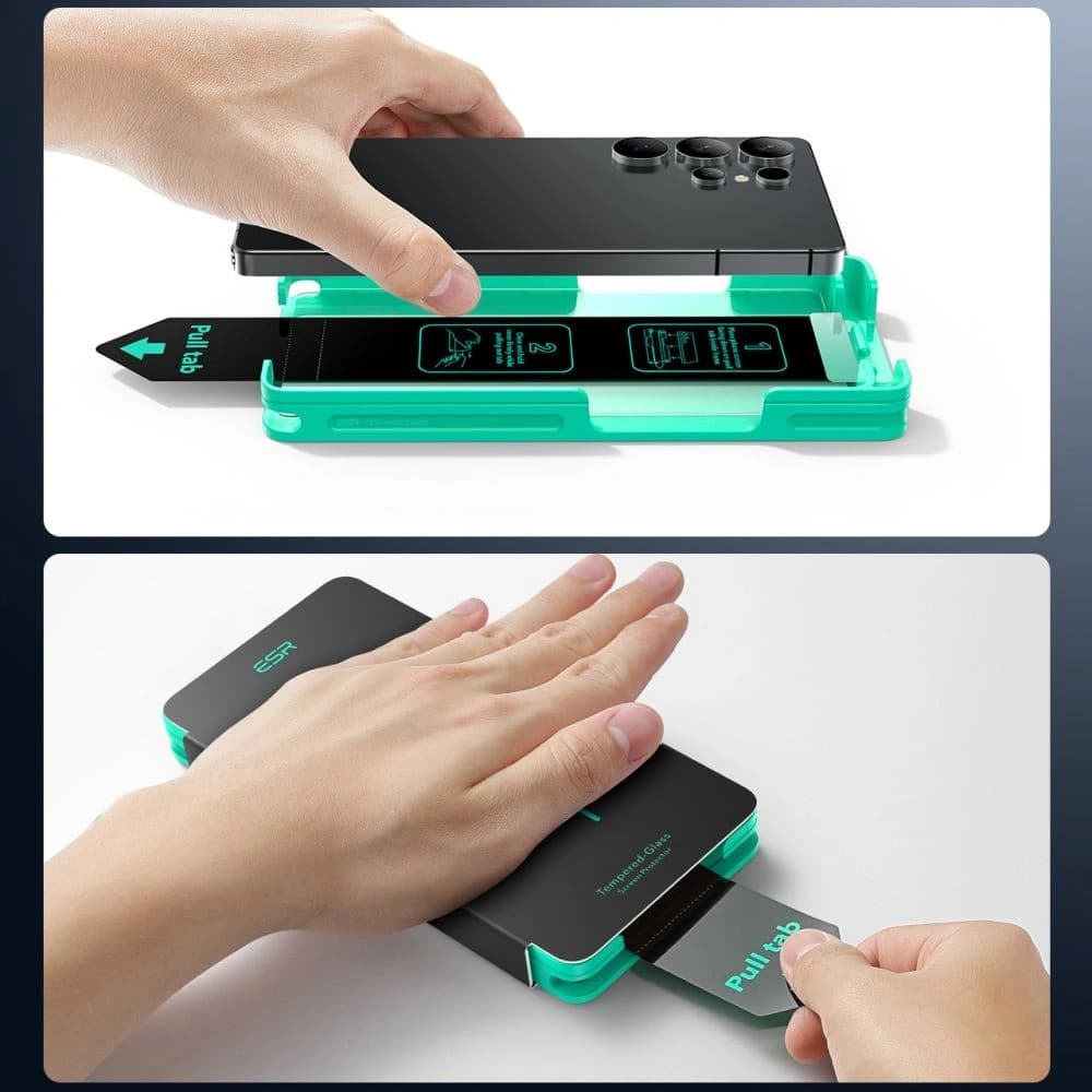 ESR gehärtetes Glas Samsung Galaxy S25 Ultra klar [2 PACK] - 3