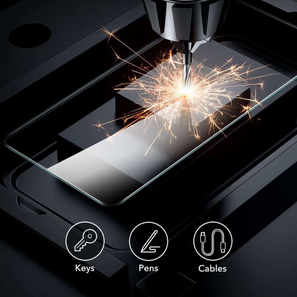 ESR gehärtetes Glas Samsung Galaxy S25 Ultra klar [2 PACK] - 8