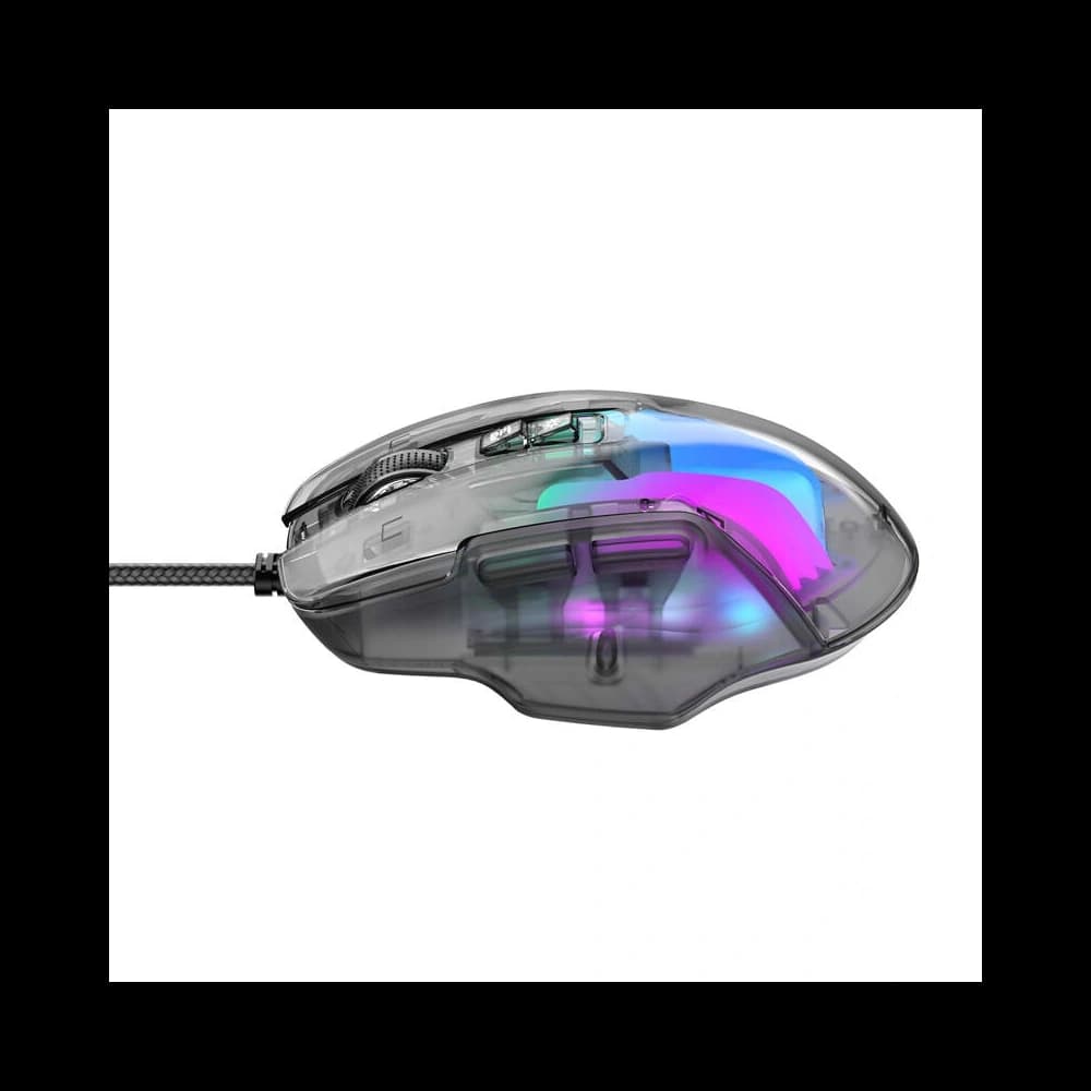 Mouse de gaming cablat HAVIT MS1011SE (transparent/negru) - 2