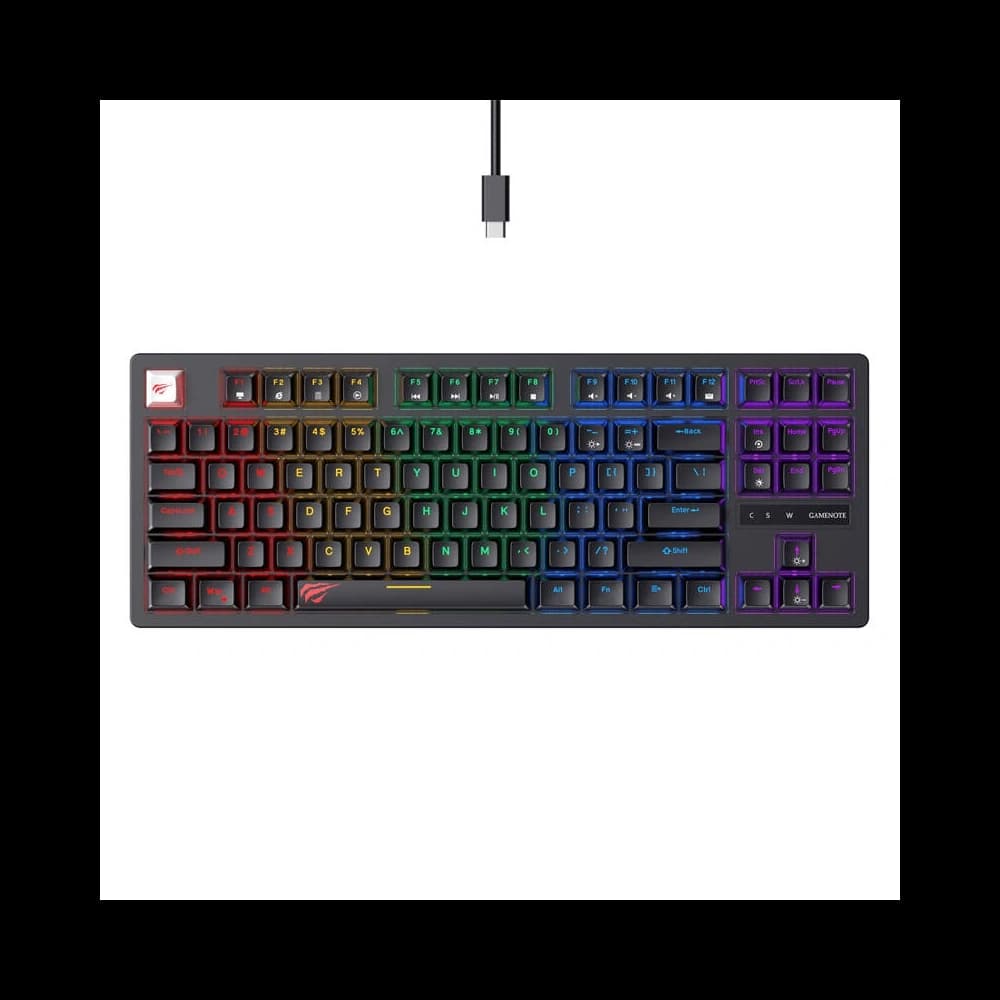 HAVIT KB892L RGB wired gaming keyboard (black) - 1