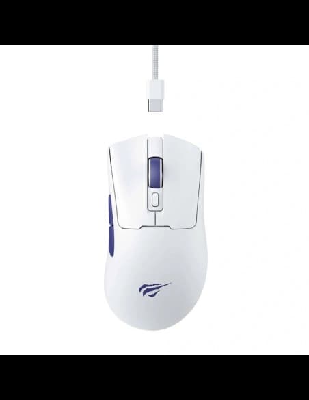 Przewodowa mysz gamingowa HAVIT MS966 RGB (biała)